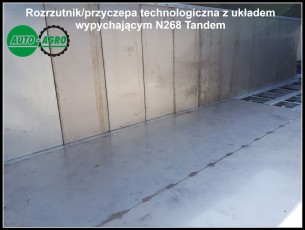 Rozrzutnik - przyczepa z układem wypychającym N 268 Tandem